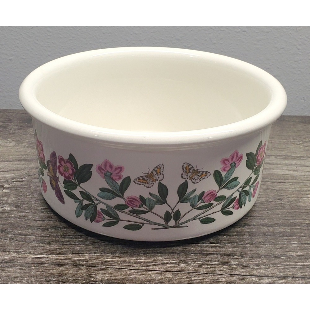 Portmeirion BOTANIC GARDEN 7-7/8" Serving Bowl Oven Dish Floral 1972 Mark Vtg